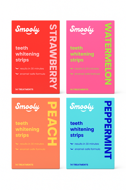 Flavored Teeth Whitening Strips