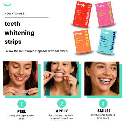Flavored Teeth Whitening Strips